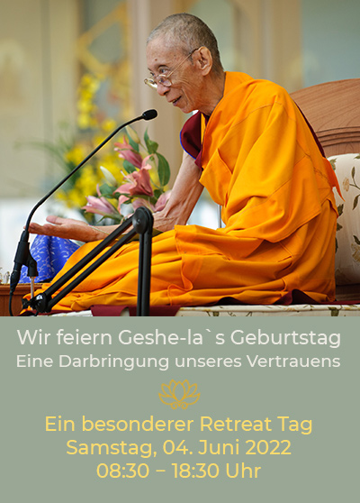 Geburtstag - Geshe Kelsang Gyatso Rinpoche
